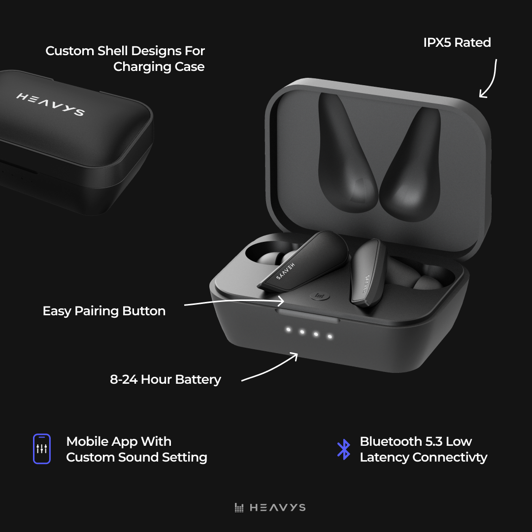 HEAVYS Wireless EarBuds *PreOrder
